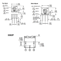 Bourns伯恩斯電位器3362P系列詳解